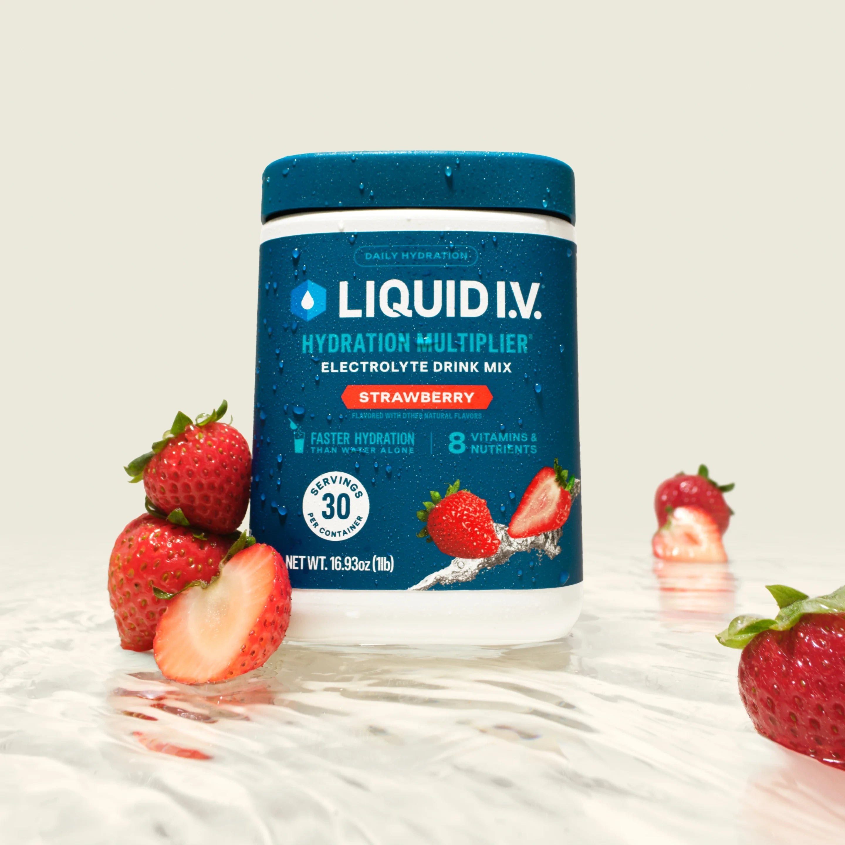 Liquid I.V. Hydration Multiplier® MultiServe, Freshly Picked Ripe Strawberries