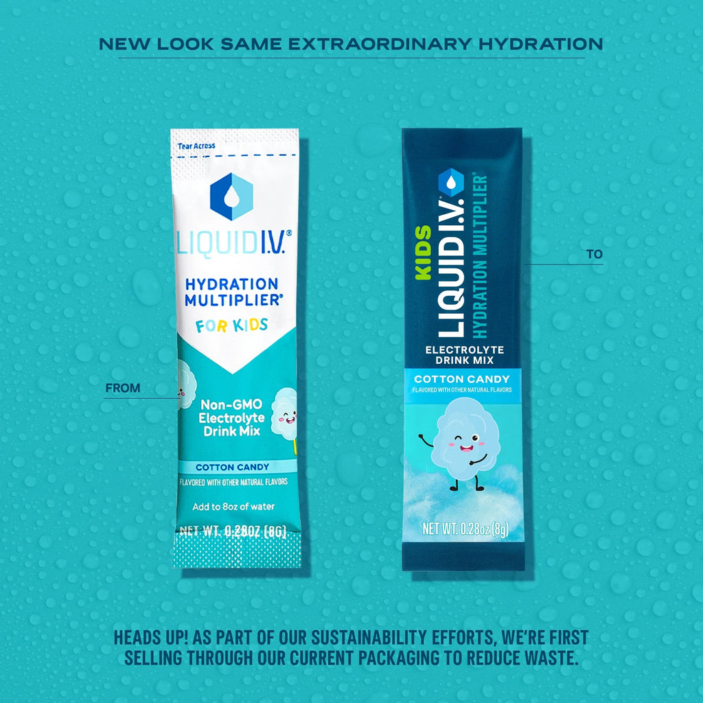 Liquid I.V. Cotton Candy Hydration Multiplier® For Kids, Hydration Multiplier For Kids